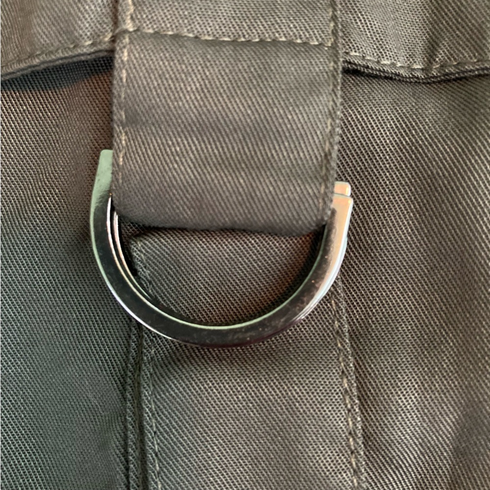 Carolina Belle Montreal Waterfall Open Front Draped Mixed Media Jacket (Size 1X) - Picture 8 of 13